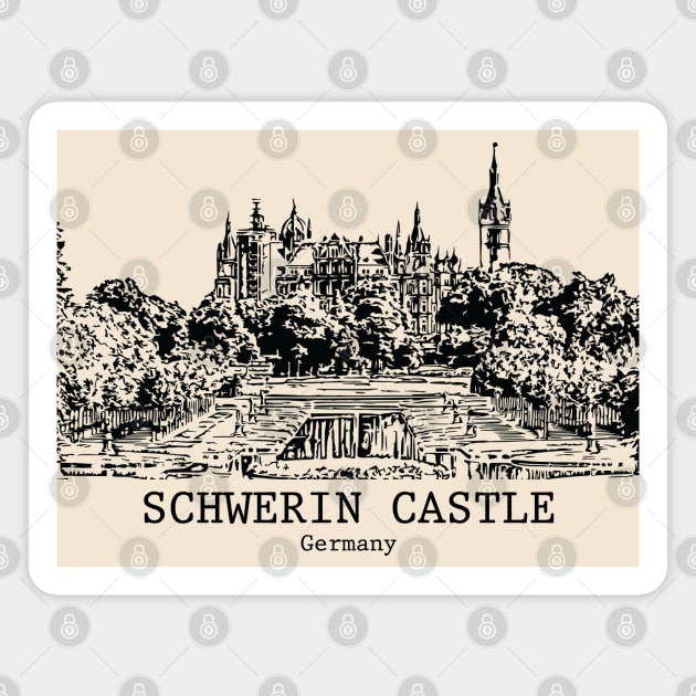 Schwerin Castle - Germany Magnet by Lakeric